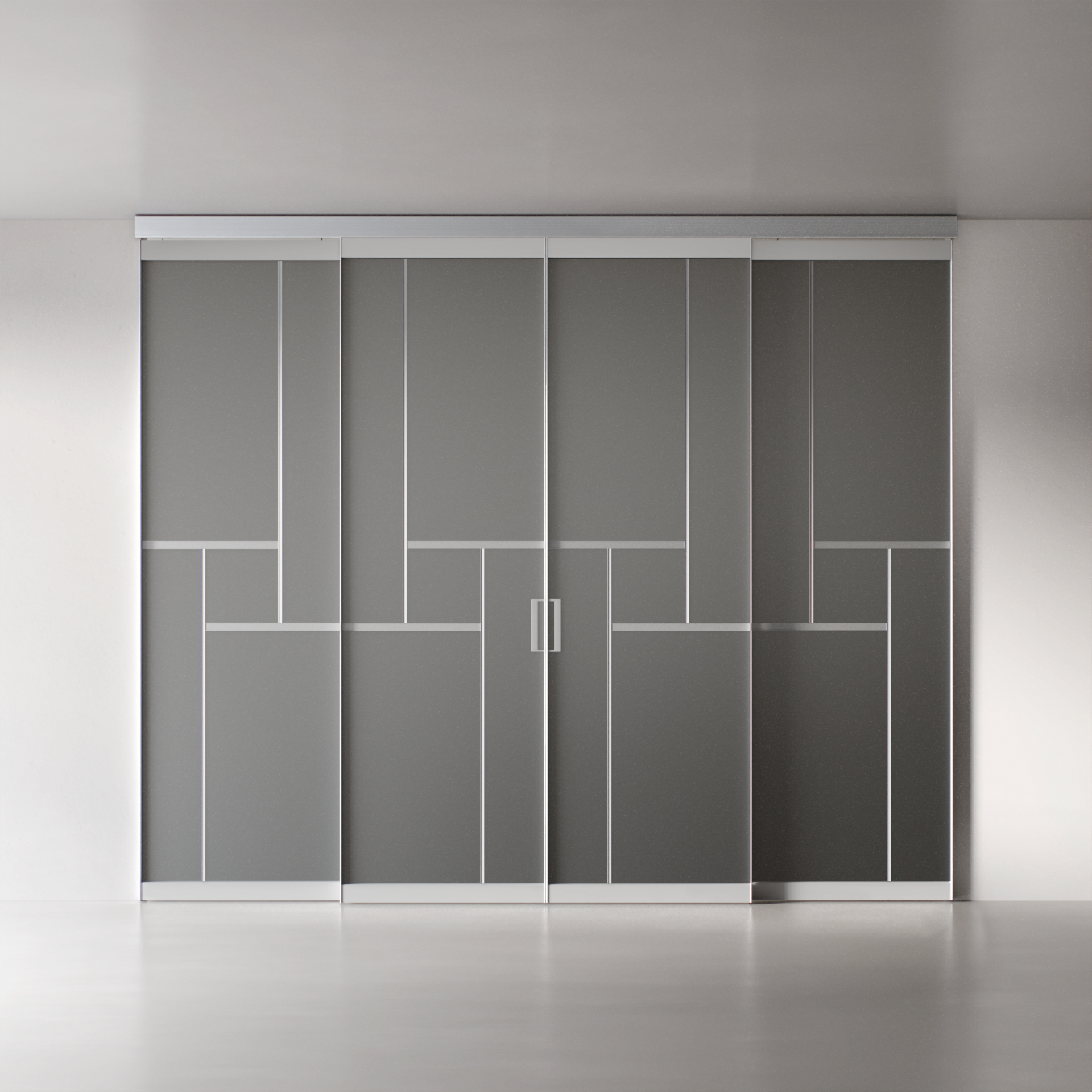 Межкомнатная перегородка Сёдзи sz2, пепел