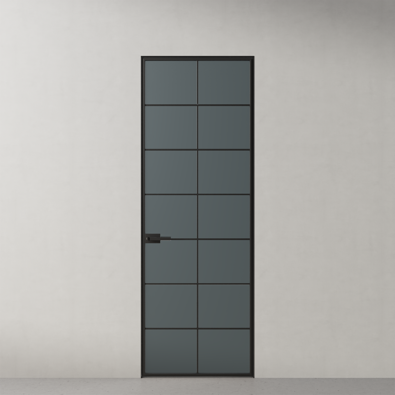 Стеклянная дверь Grafica, GR15 стекло матовое непрозрачное