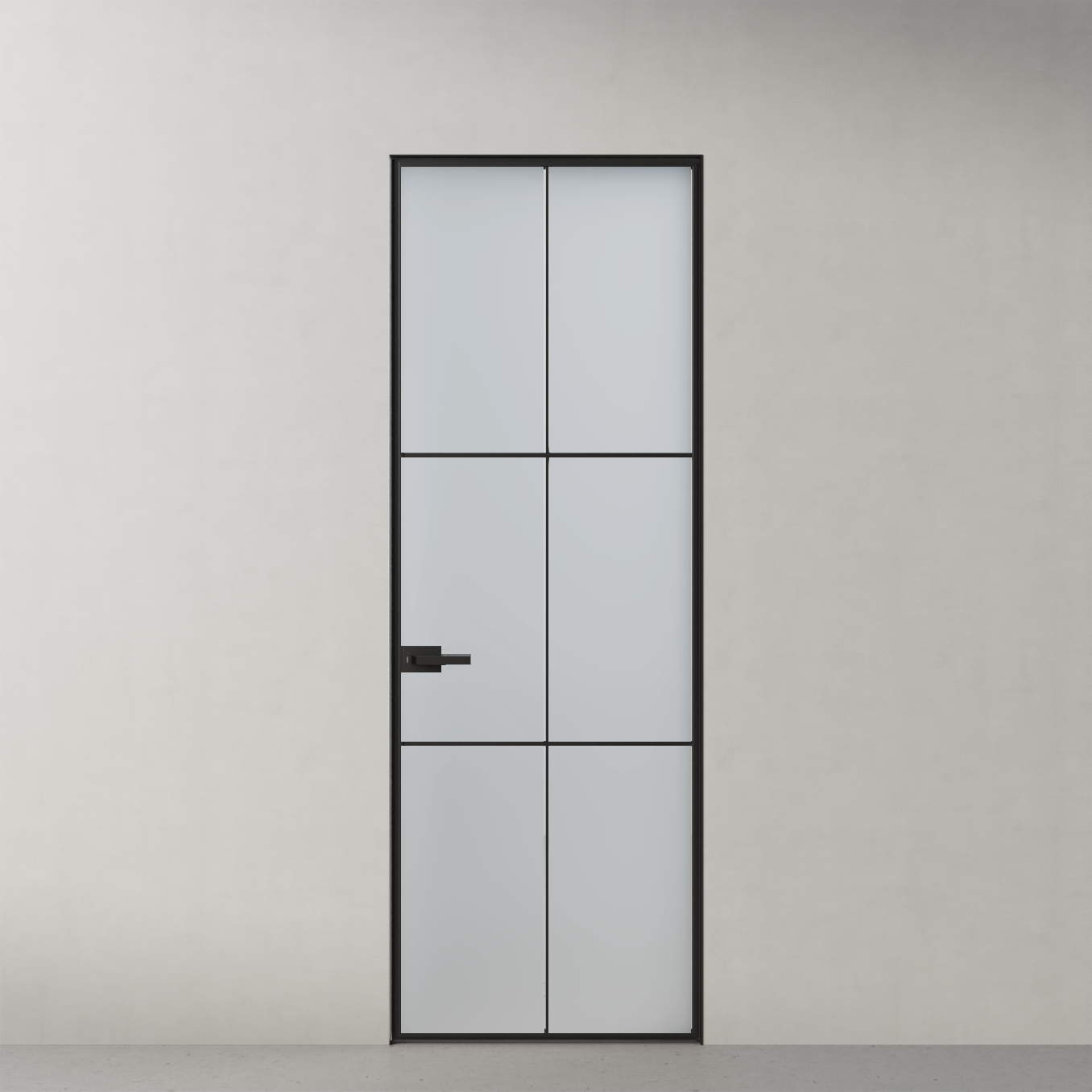 Стеклянная дверь Grafica, GR16 стекло матовое