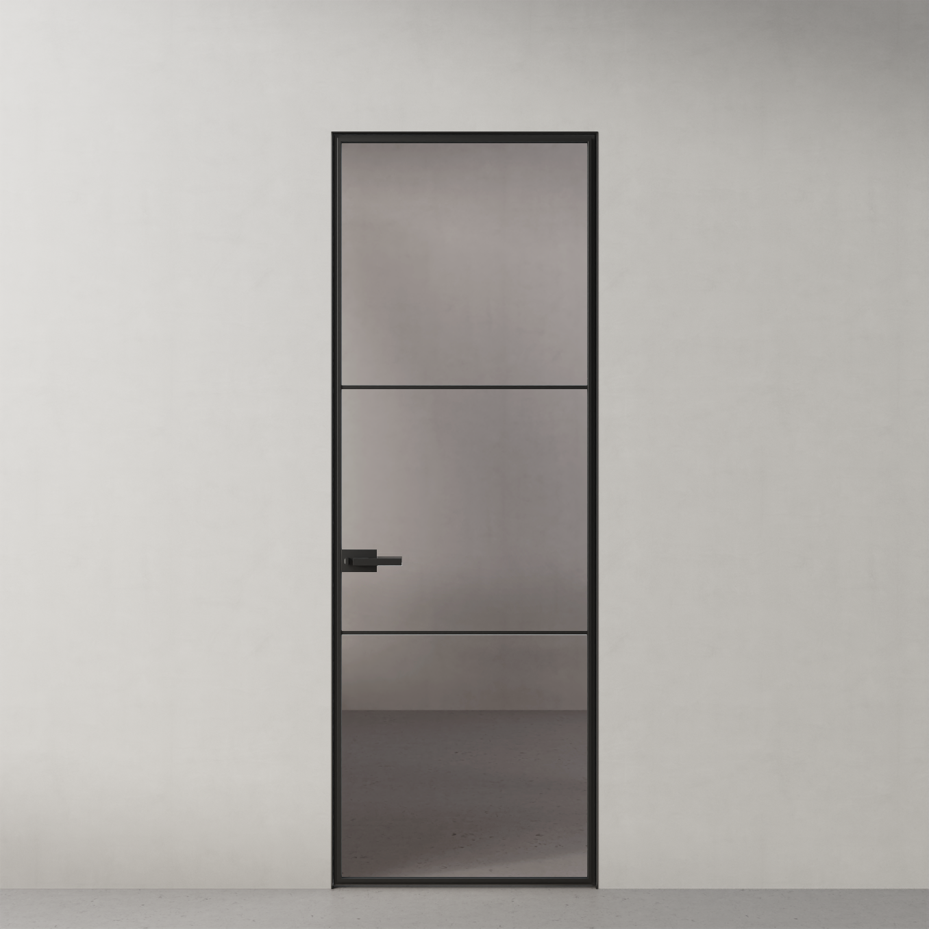 Стеклянная дверь Графика, GR12 стекло серое прозрачное