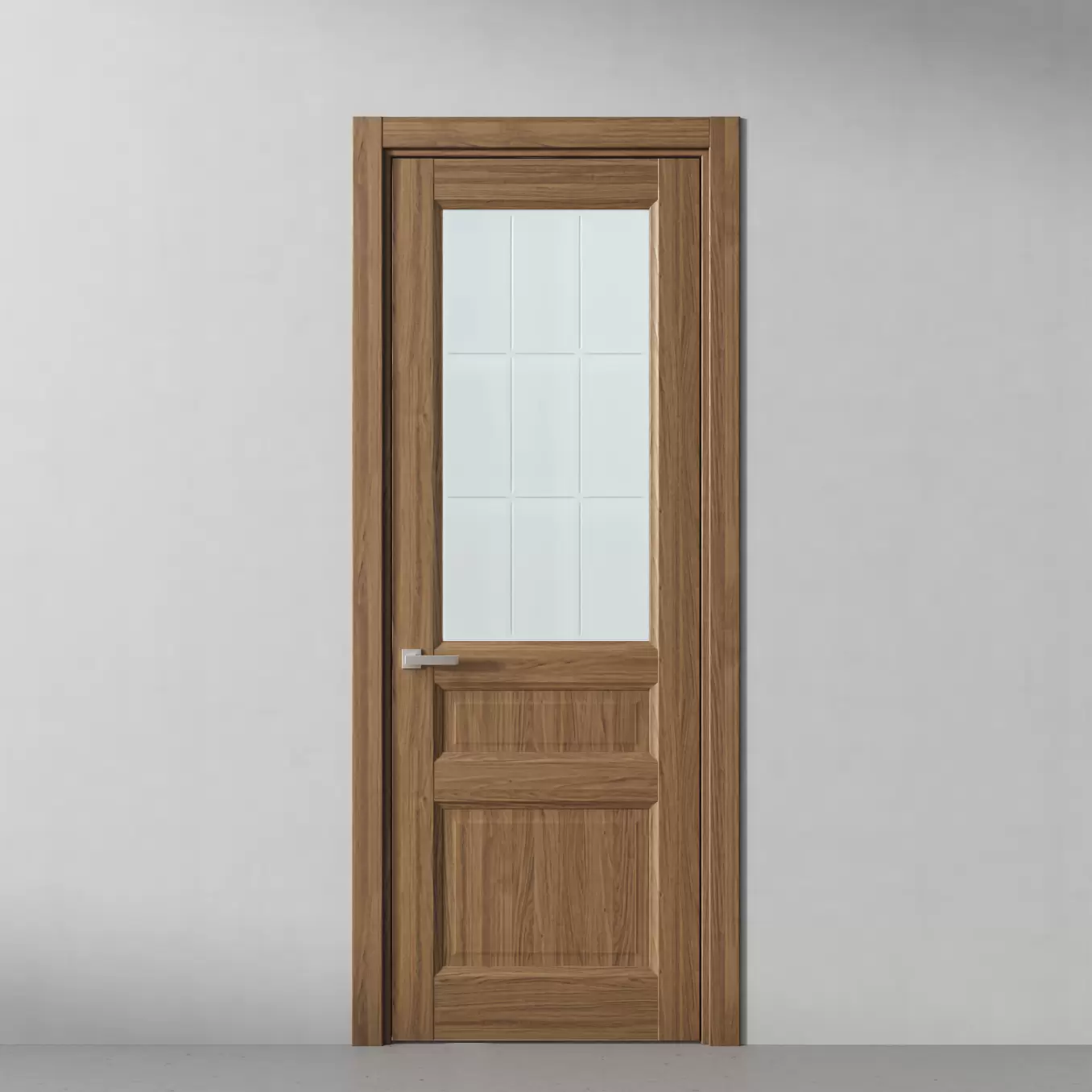 Межкомнатная дверь Элегант, модель 259 Светлый орех