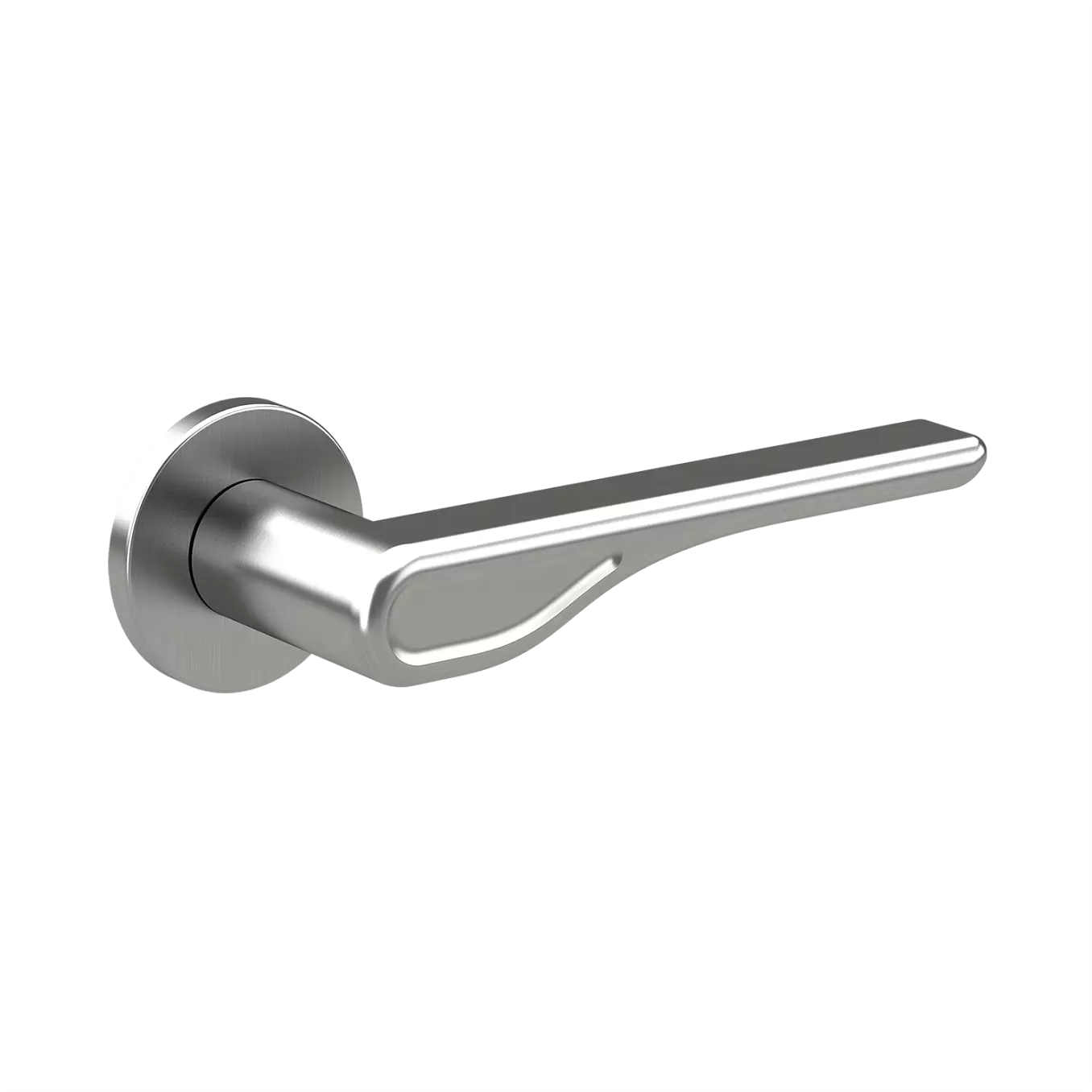 Межкомнатная ручка Wave, хром матовый