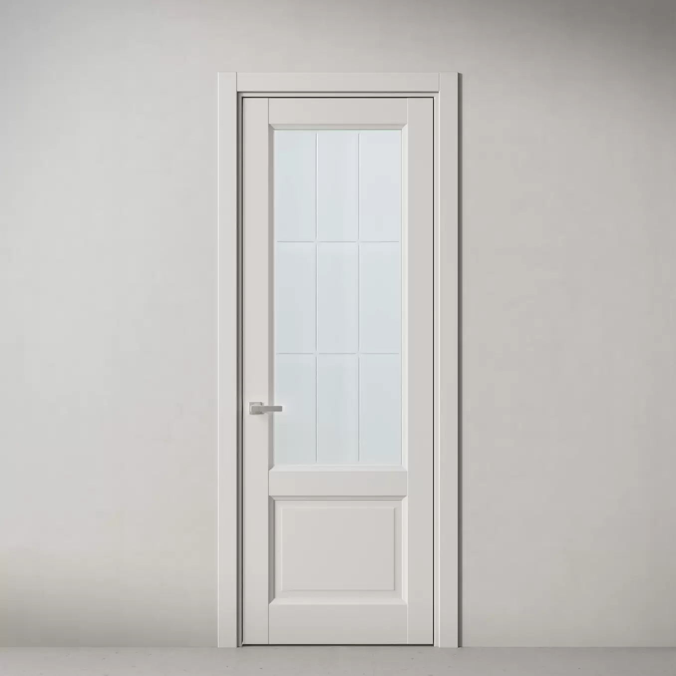 Межкомнатная дверь Элегант, модель 158 Пепел