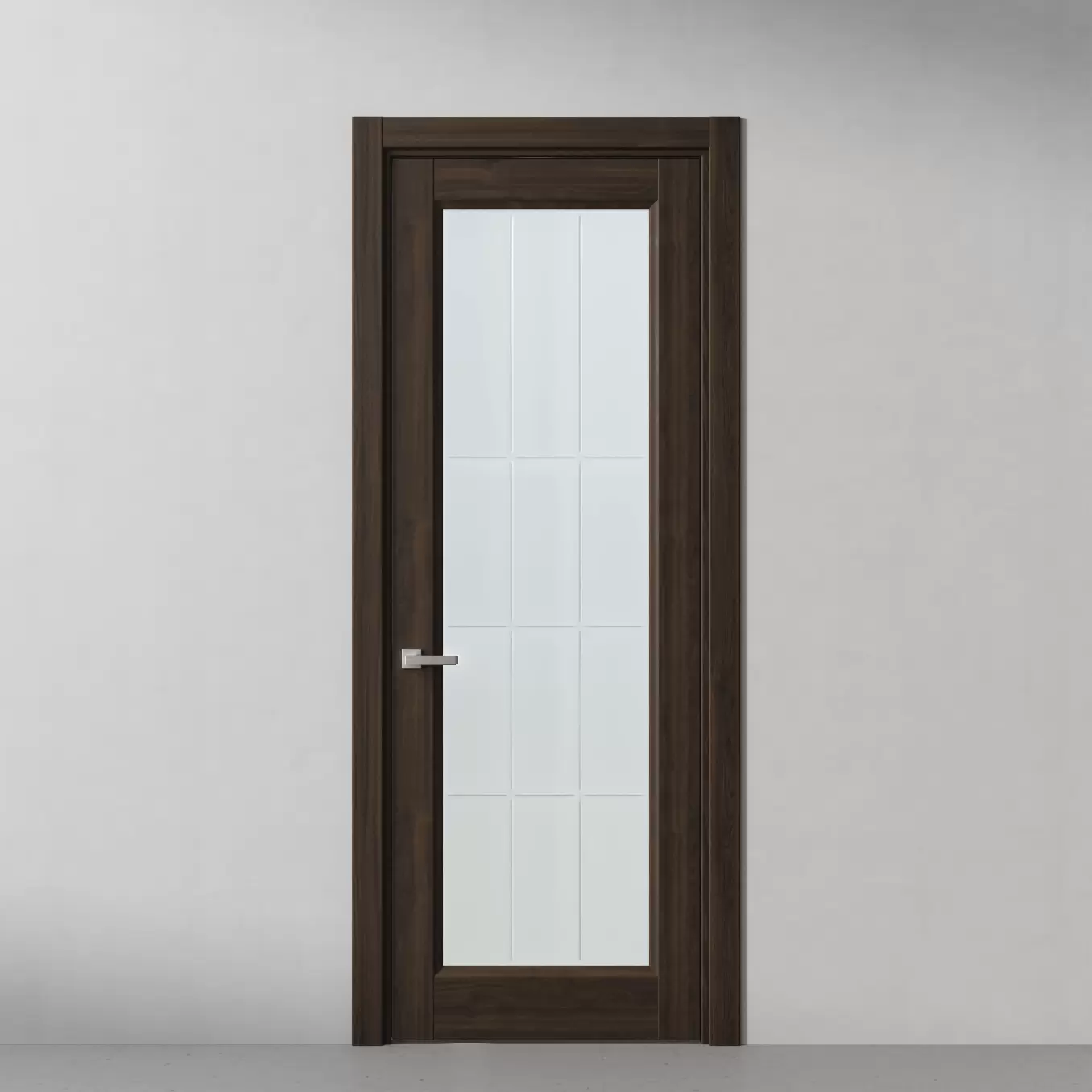 Межкомнатная дверь Элегант, модель 38 Темный орех