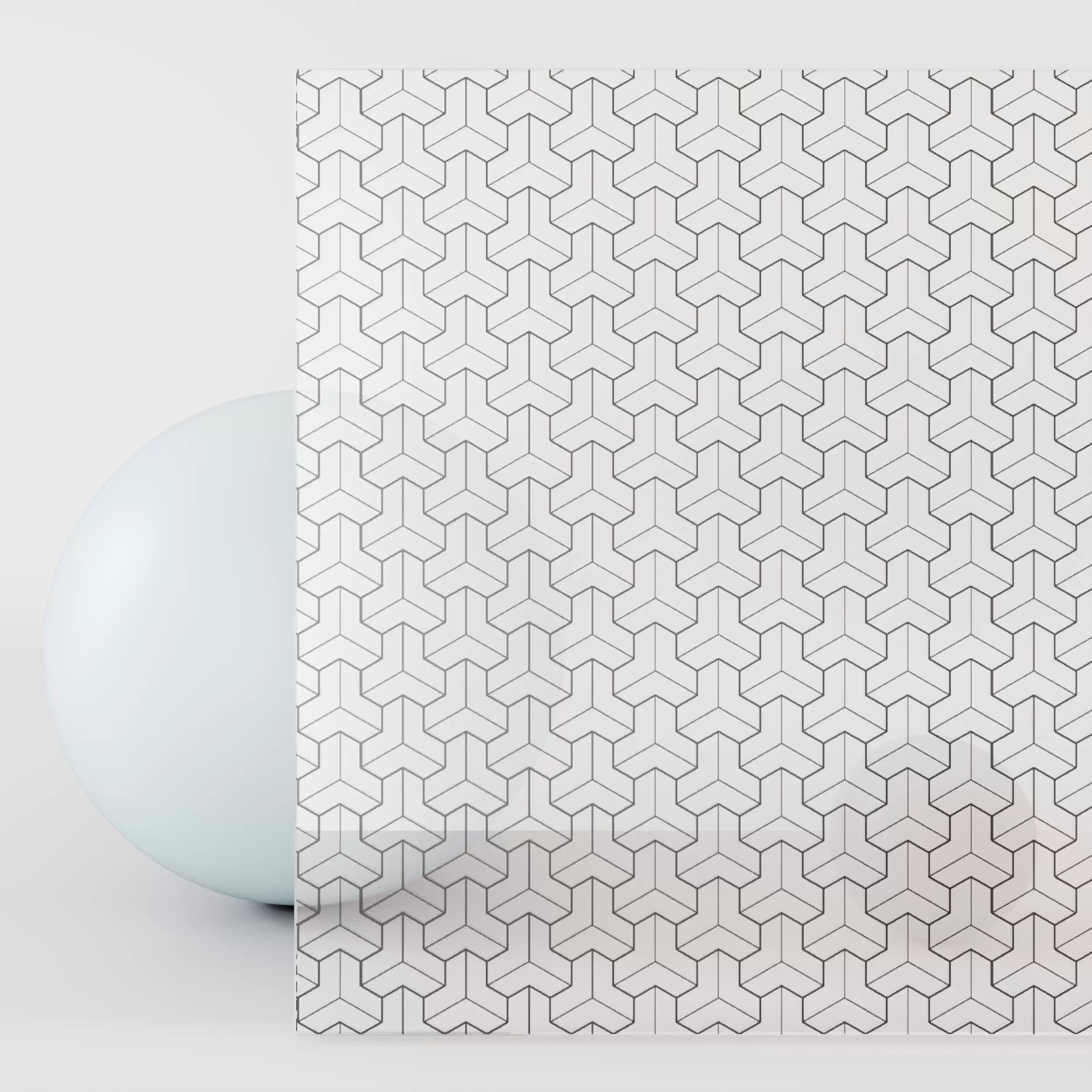 Прозрачное с увеличенным черным узором (triangula)