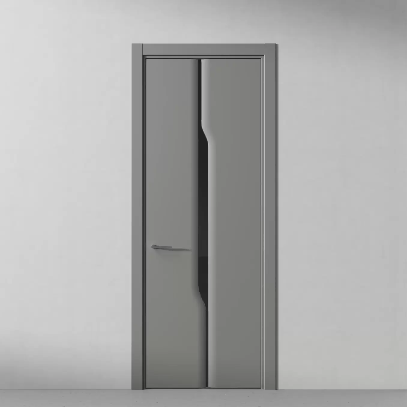 Межкомнатная дверь Листва, модель 177 Смоук