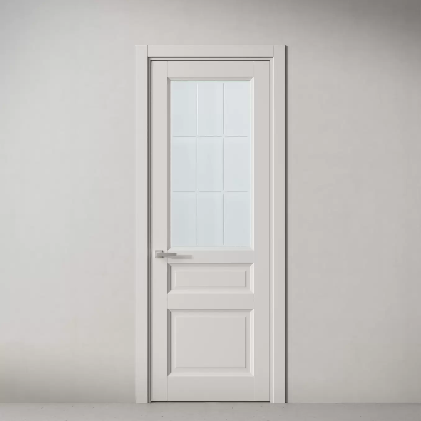 Межкомнатная дверь Элегант, модель 259 Пепел