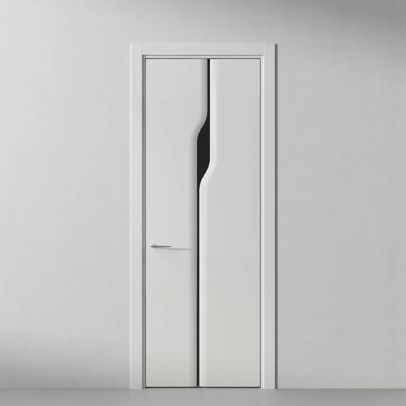 Межкомнатная дверь Листва, модель 179 Белый