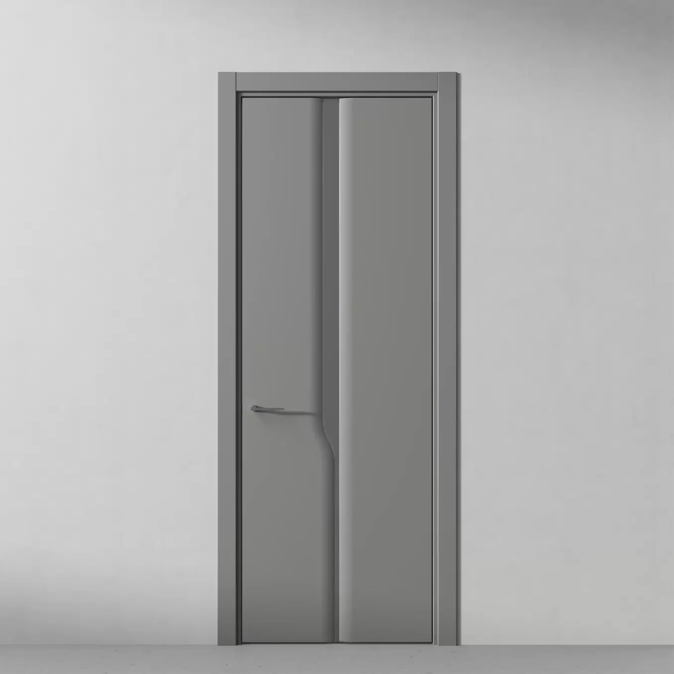 Межкомнатная дверь Листва, модель 176 Смоук