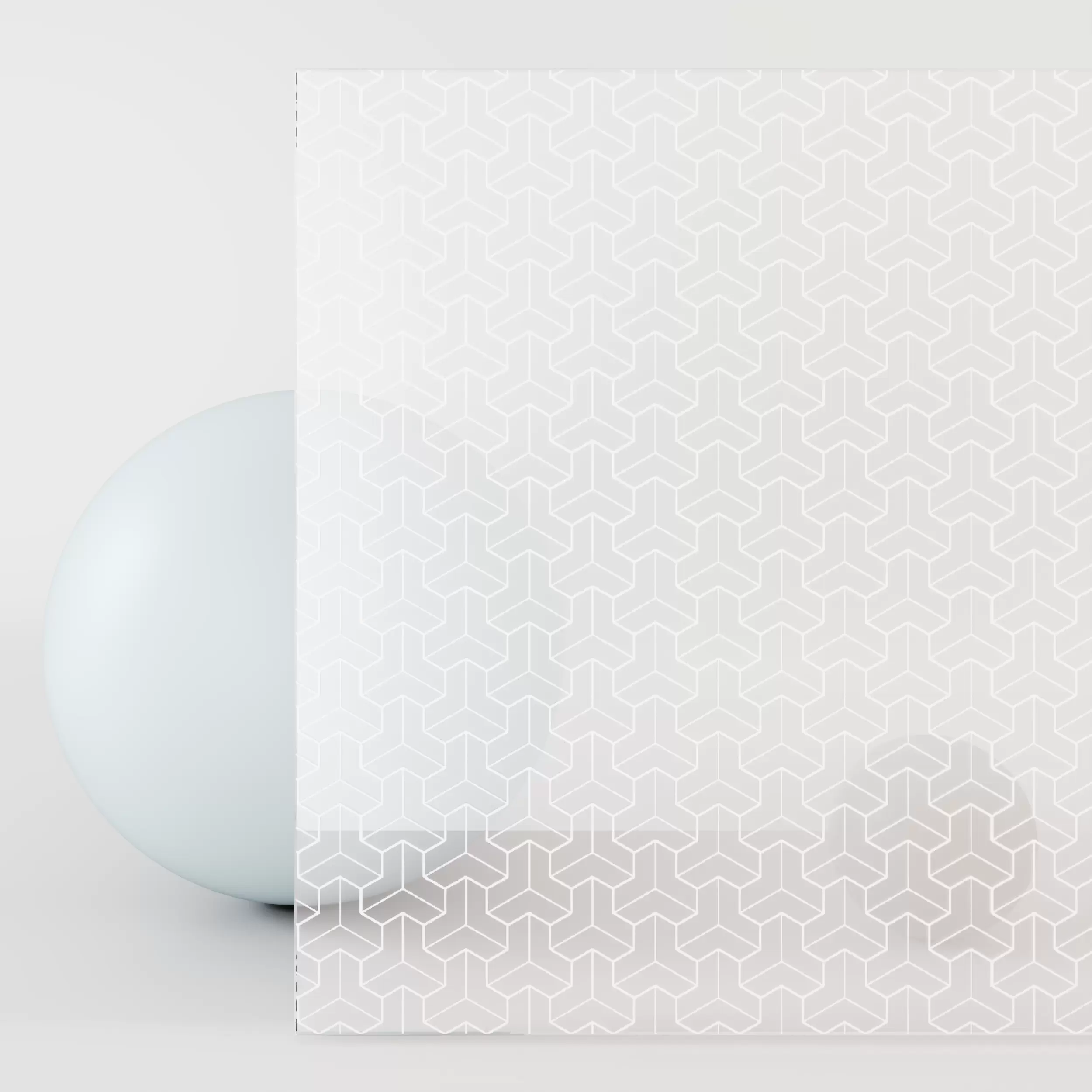 Прозрачное с увеличенным белым узором (triangula)