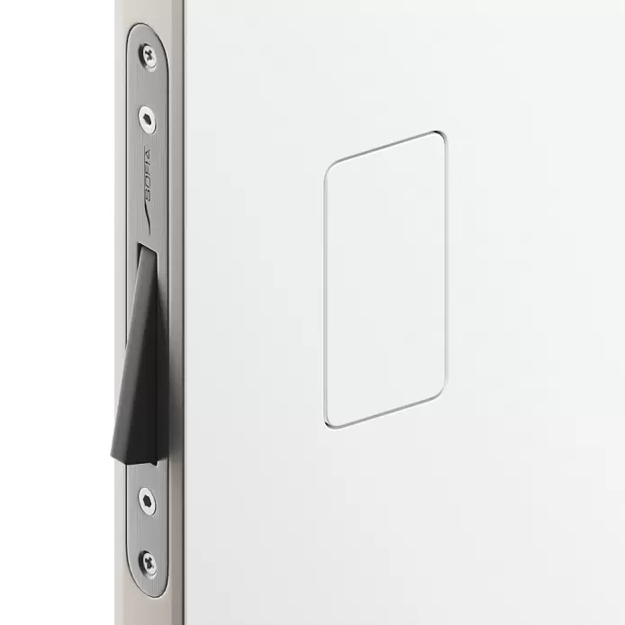 Скрытая ручка (комплект с замком)