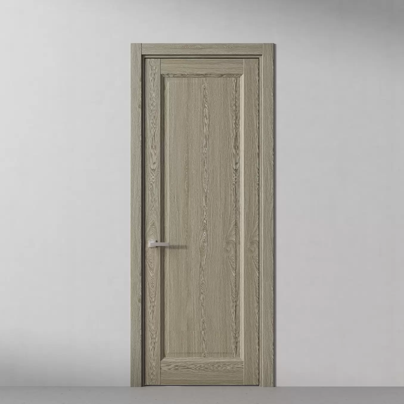 Межкомнатная дверь Elegant, модель 39 Натуральный дуб шелковистый