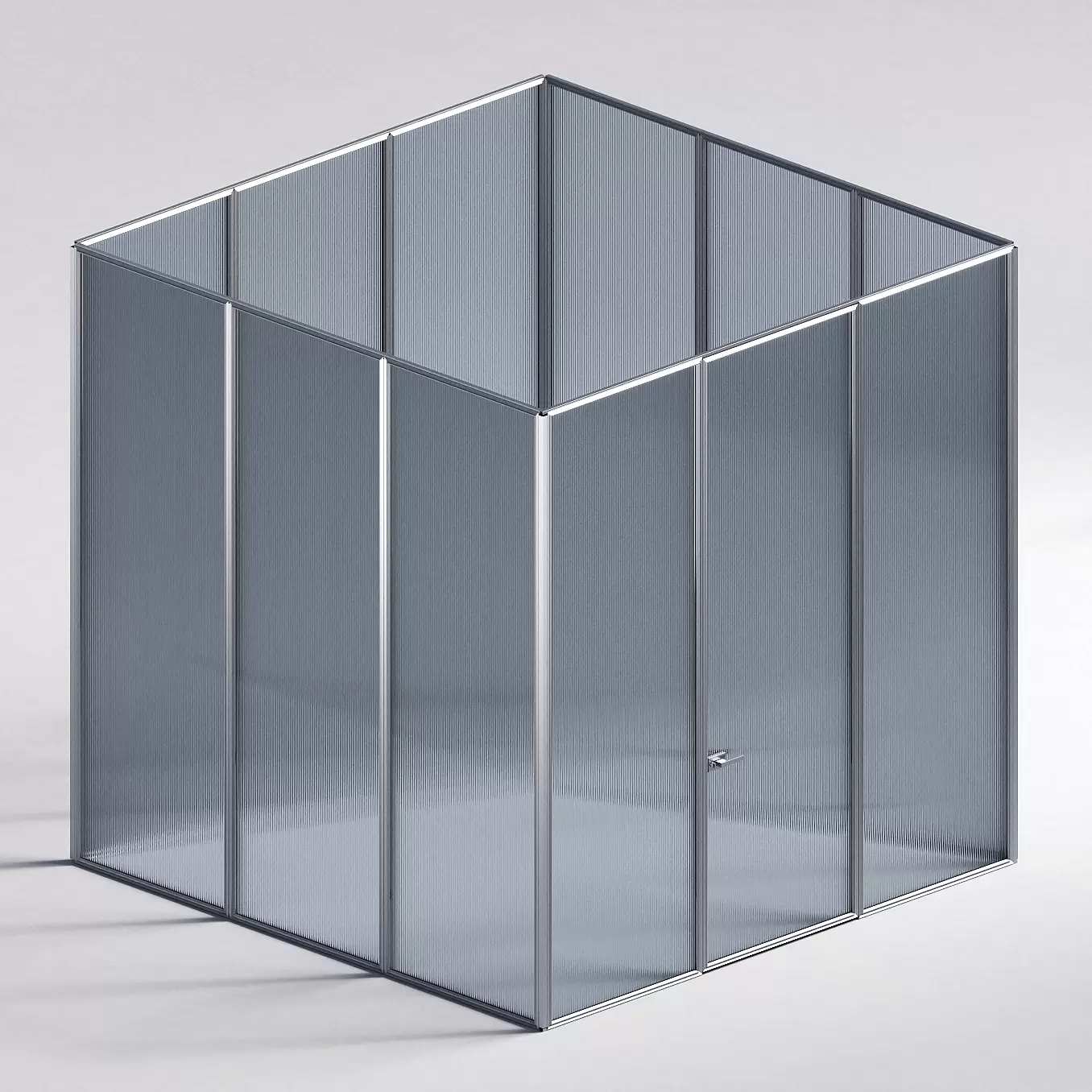 Межкомнатная перегородка Система 1000 линий , серебряный