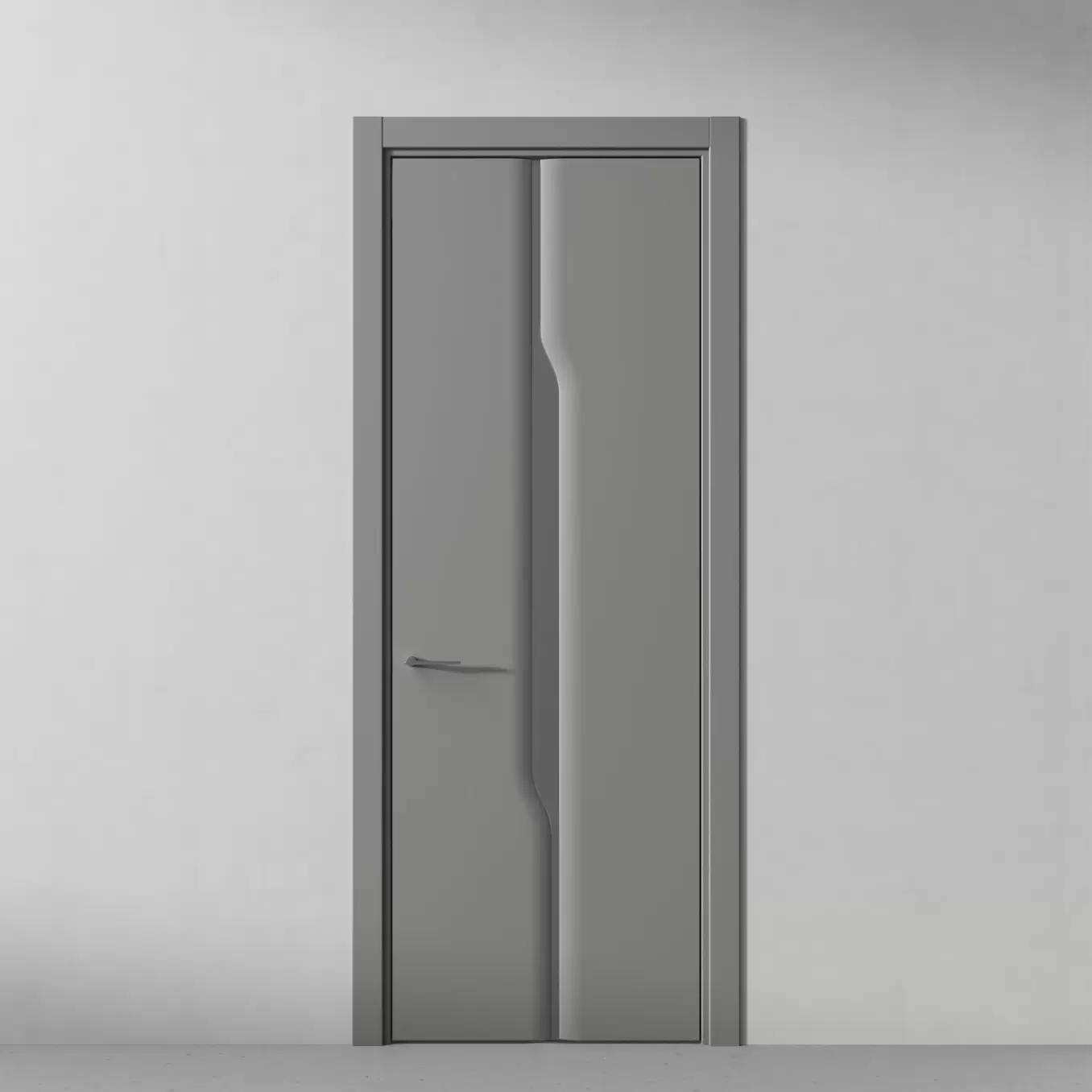 Межкомнатная дверь Листва, модель 177 Смоук