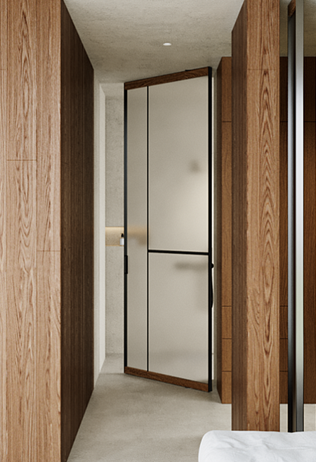 Стеклянные двери